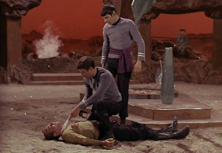 Hey Spock, he's got an "aw wound." Get it?