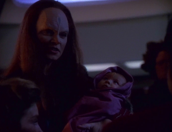 Chakotay: Captain, I need to head back into Kazon space... for my baby momma.